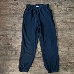 Kids Black Jogger Fleece Pants size 12